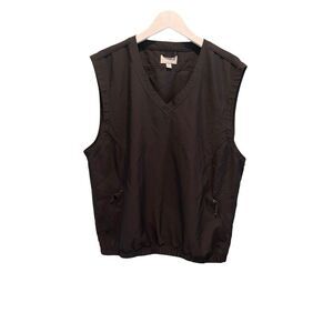 Cutter & Buck black golf vest with pockets - L